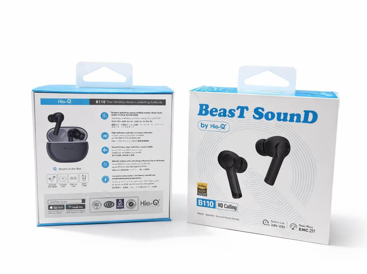 Hie-Q BeasT SounD B110 True Wireless Noise Cancelling Earbuds