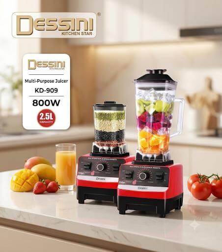 Dessini KD-909 2.5L Multi-Purpose Juicer & Blender (800W)