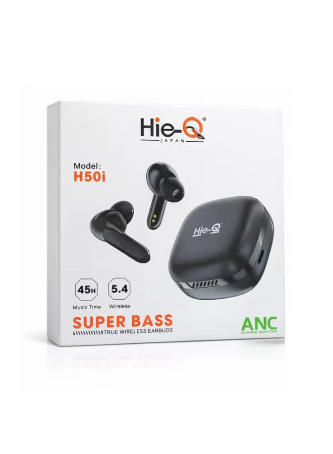 Hie-Q H50i TWS Wireless Earbuds with ANC & Super Bass