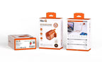 مجموعة شاحن Hie-Q GaN-One السريع ثنائي المنفذ بقوة 33 واط بتقنية GaN (USB-A + Type-C)