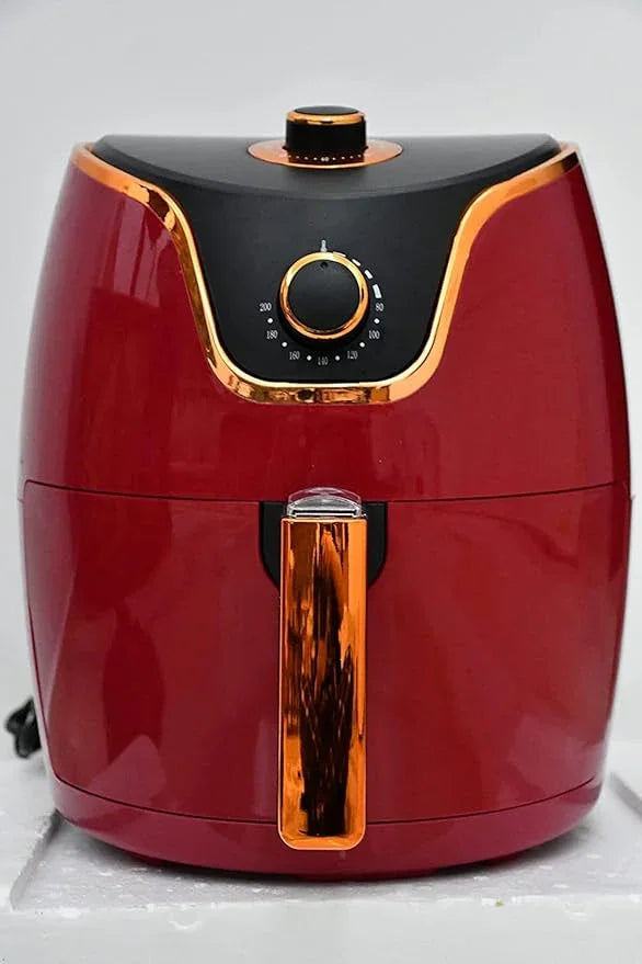 IRVINGS Non-Stick Air Fryer (7L,2000W, Red/Black/White)