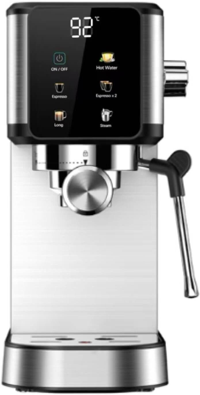 Aeomjk CM5105 Slim Stainless Steel Espresso Coffee Machine