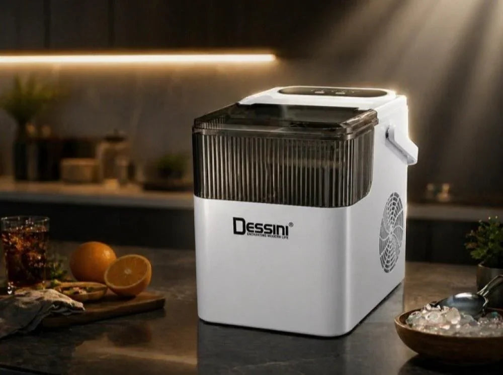 Dessini KD-1500 Ice Maker – Fast Ice Production, Portable Design, 1.8L Capacity