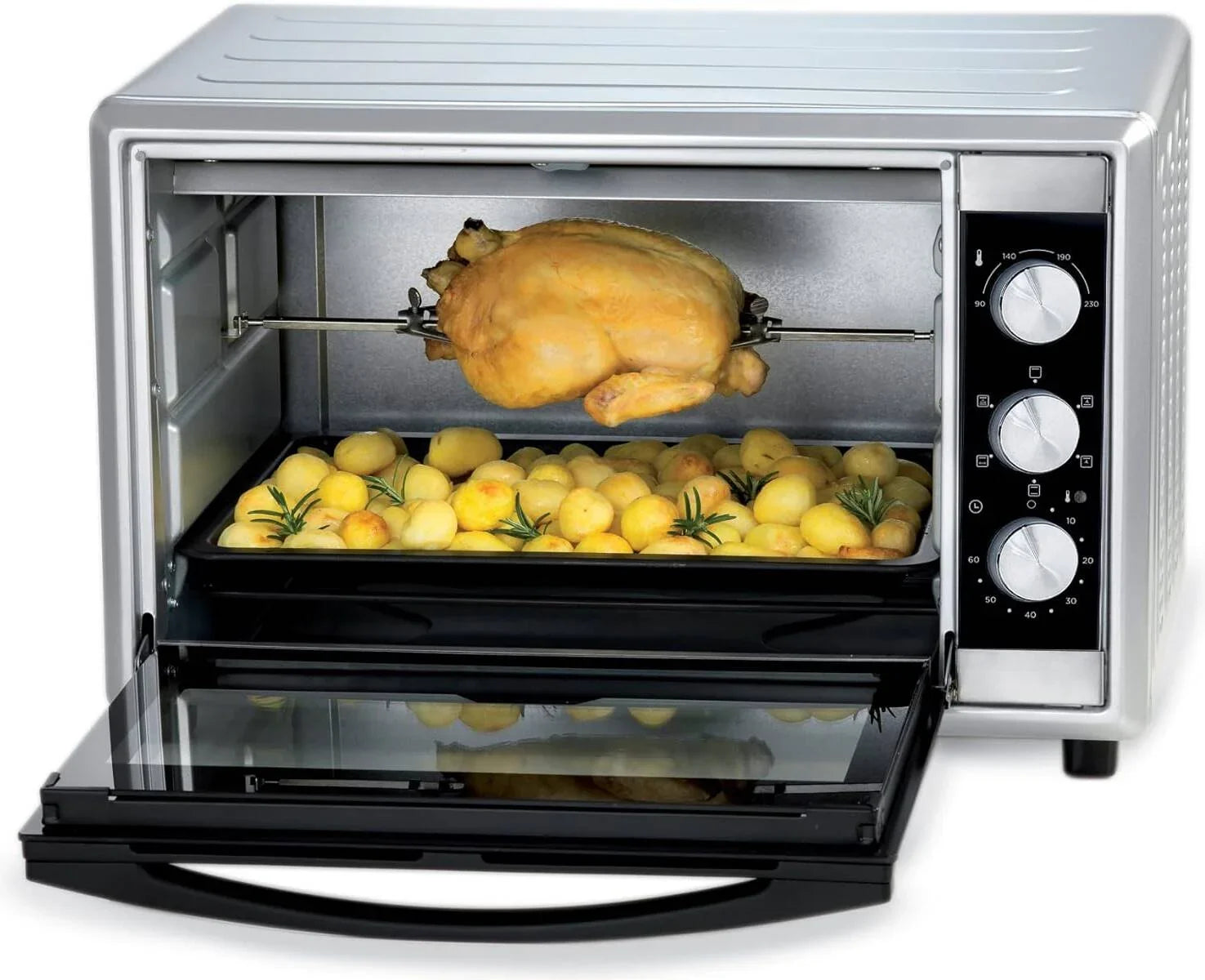 KENWOOD 45L Electric Toaster Oven (1800W) - Silver