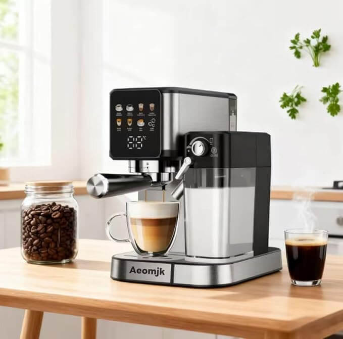 Aeomjk CM5383 Multi-Function Automatic Espresso & Coffee Machine