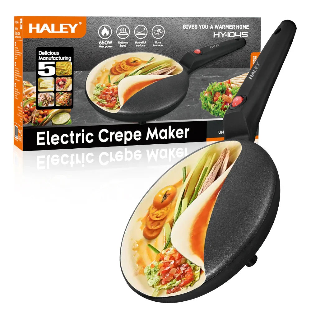 HALEY Electric Crepe Maker 20cm – 650W