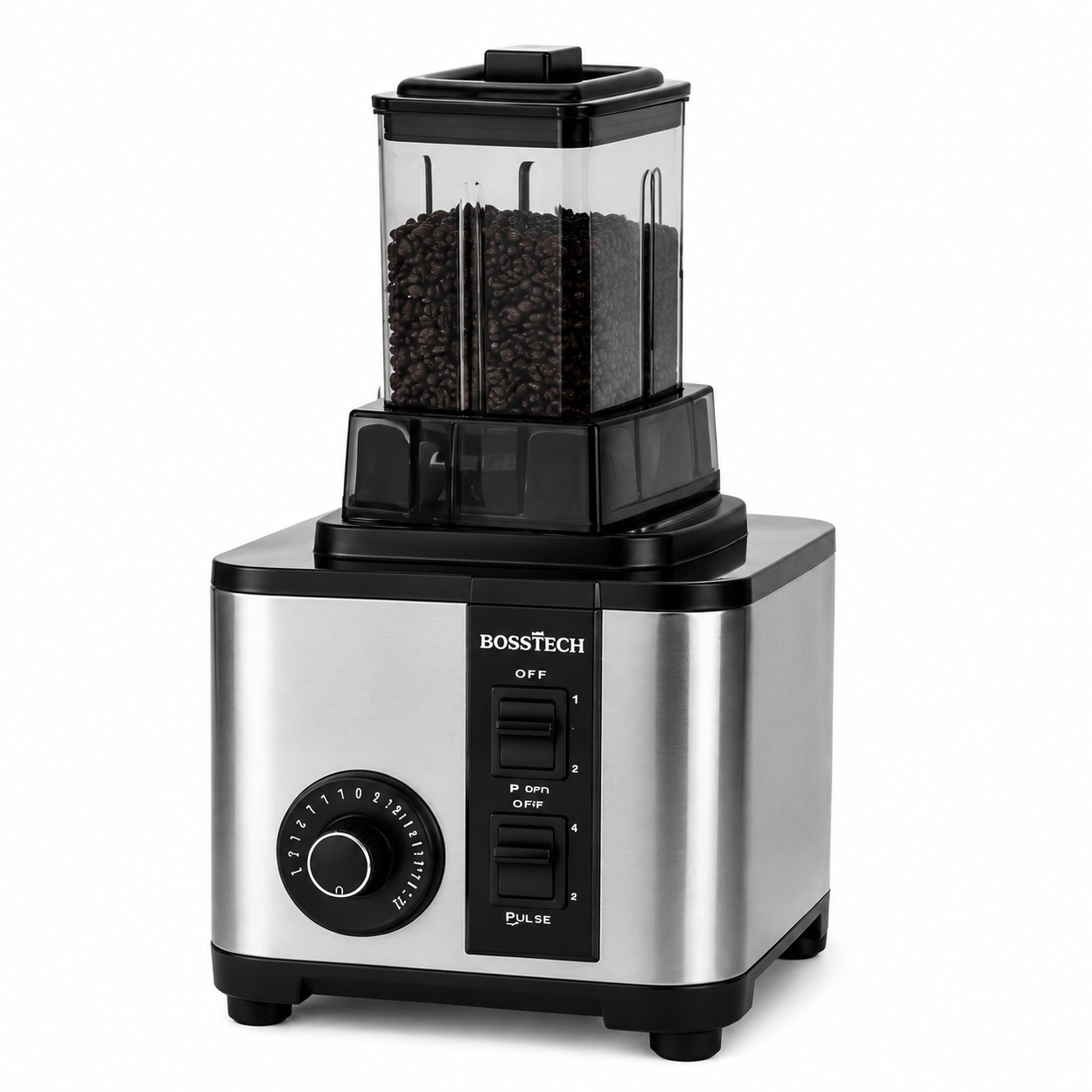 Bosstech BT-8004 3-in-1 Blender, Chopper, and Grinder Set (9500W)