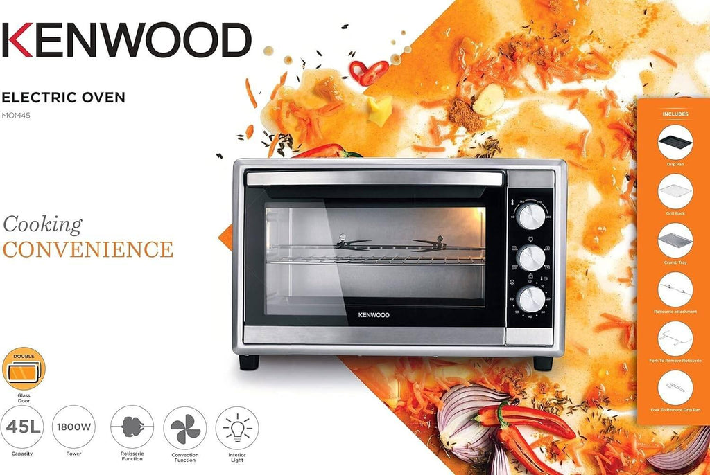 KENWOOD 45L Electric Toaster Oven (1800W) - Silver