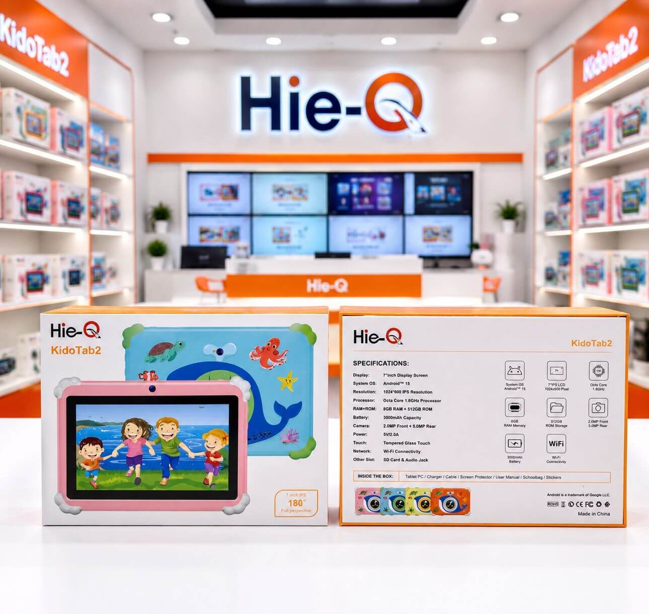 Hie-Q KidoTab2 7" Kids Android Tablet