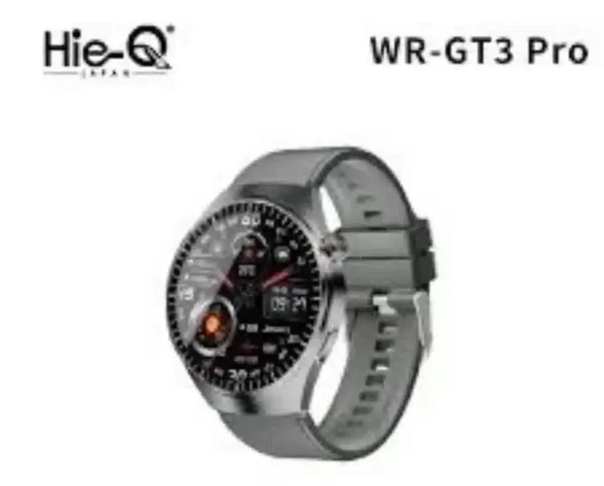 Hie-Q WR-GT3 Pro Smartwatch Deluxe Set with 3 Pairs of Straps