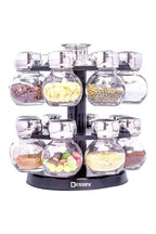 Dessini Regina 900 Rotating Spice Jar Rack Set (16 Pcs)