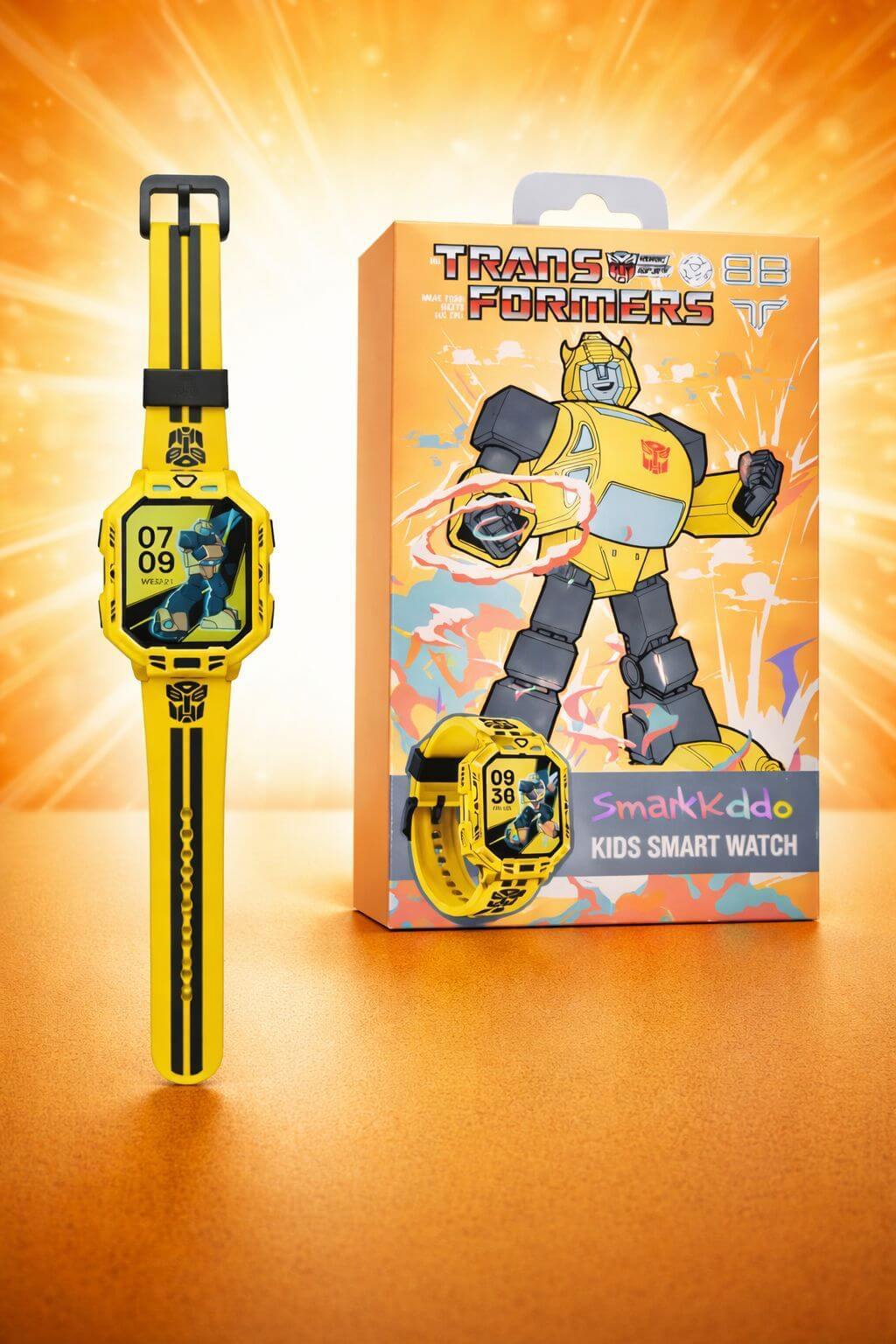 Smarkkddo  TF01 Transformers Bumblebee Kids Smart Watch