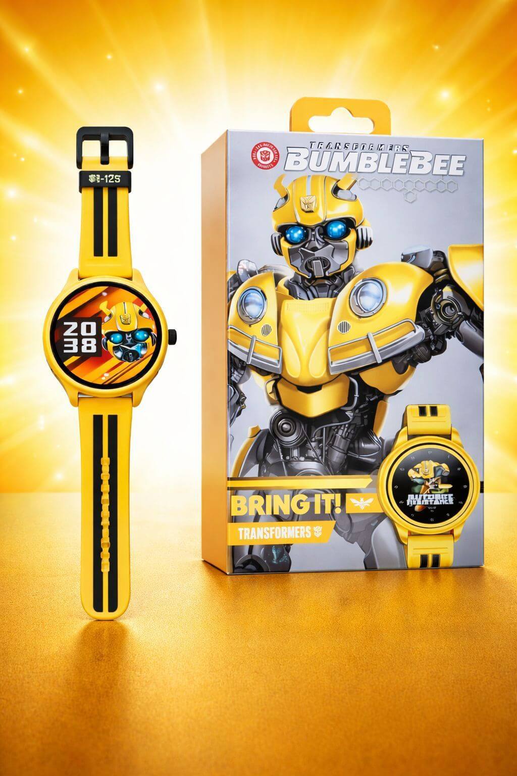 Transformers TF20 Bumblebee Kids Smart Watch with Circular Display