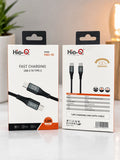 Hie-Q HQC-02 USB-C to Type-C Fast Charging & Data Cable (1.2M, 5A Max)